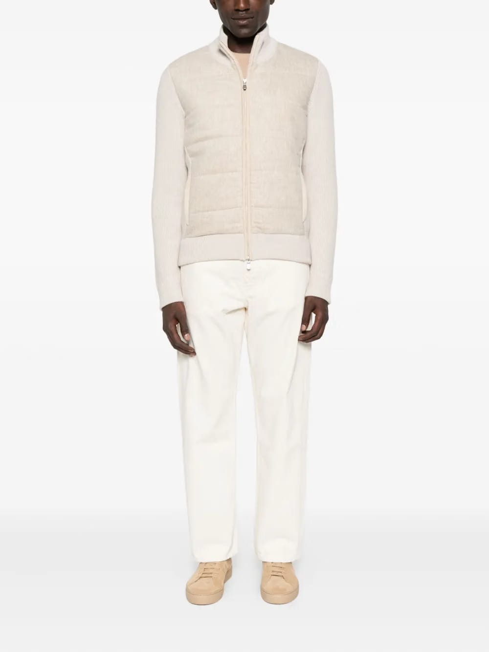 quilted ribbed jacket