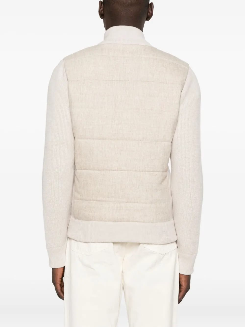 quilted ribbed jacket