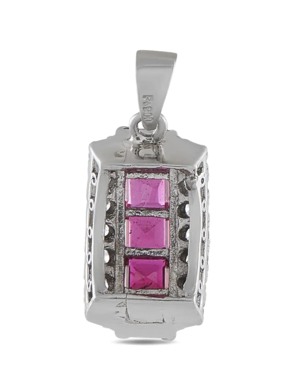ruby diamond pendant