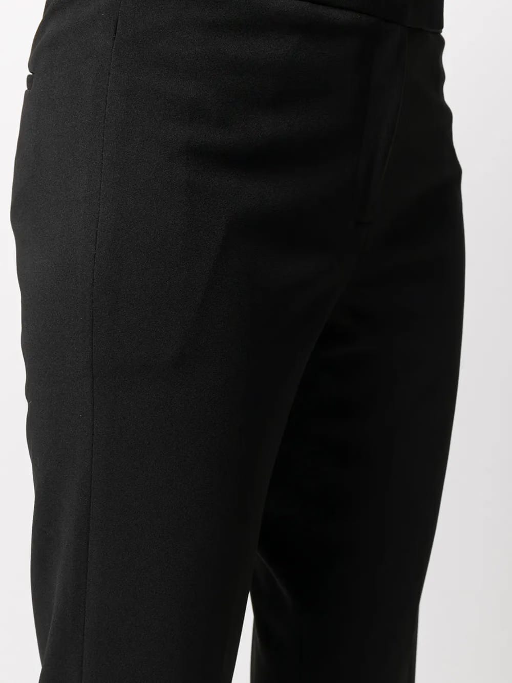 cropped slim-cut trousers