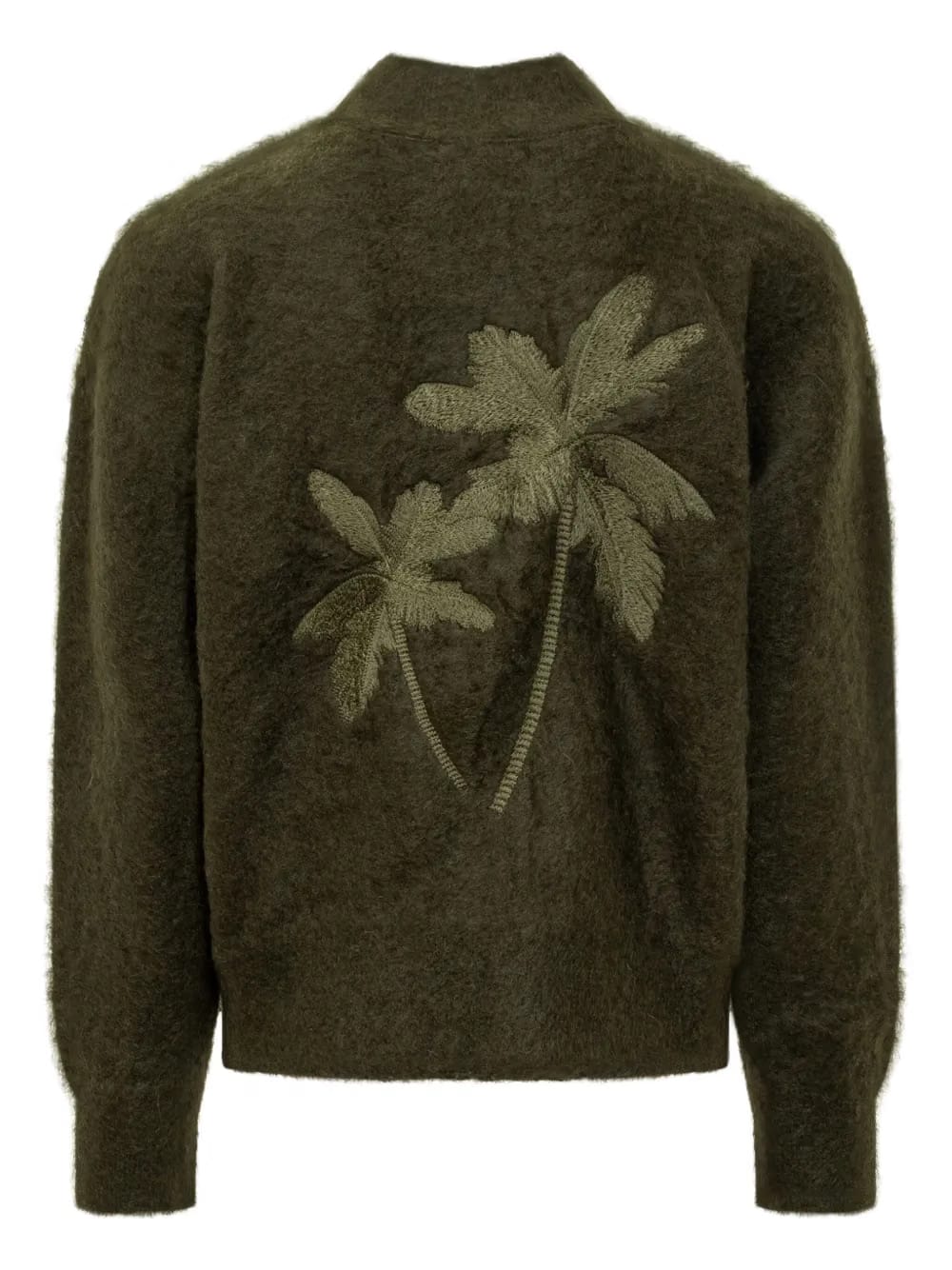 brushed effect cardigan