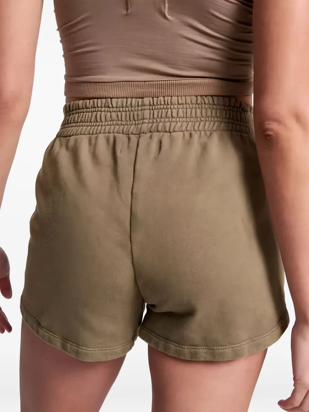 elasticated logo shorts