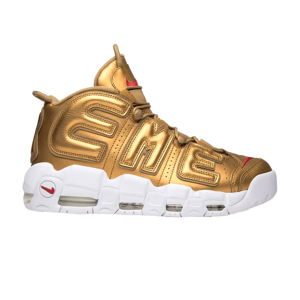 SUPREME X AIR MORE UPTEMPO 'METALLIC GOLD'