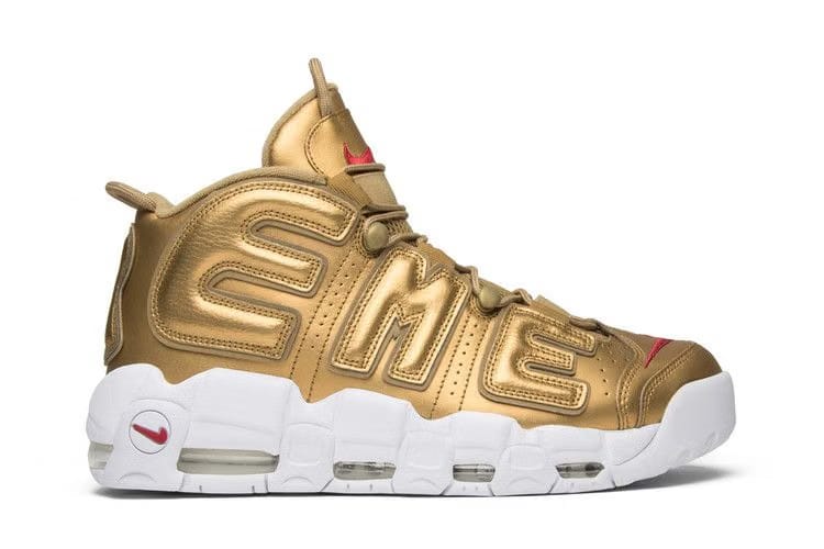 SUPREME X AIR MORE UPTEMPO 'METALLIC GOLD'