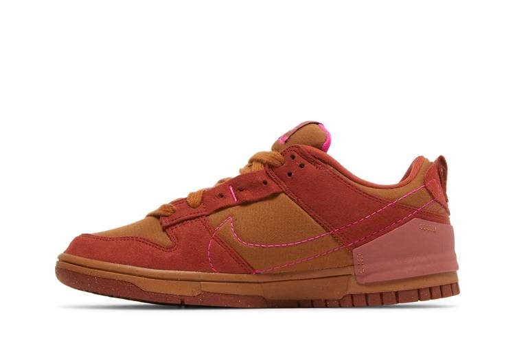 Wmns Dunk Low Disrupt 2 Desert Bronze And Pink Prime