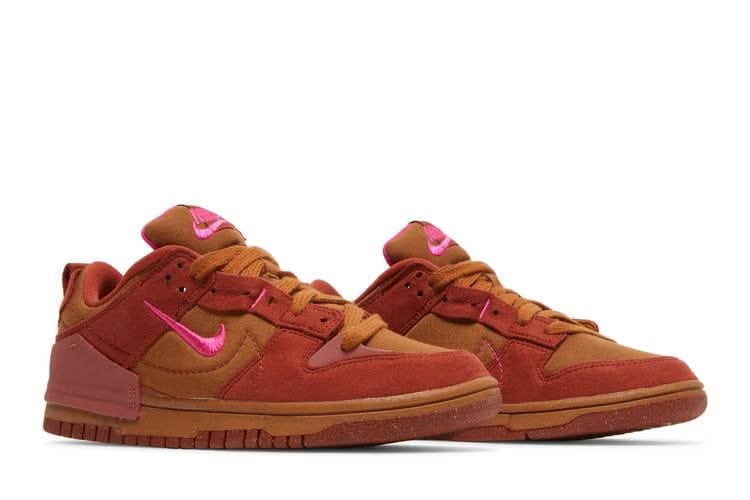 Wmns Dunk Low Disrupt 2 Desert Bronze And Pink Prime