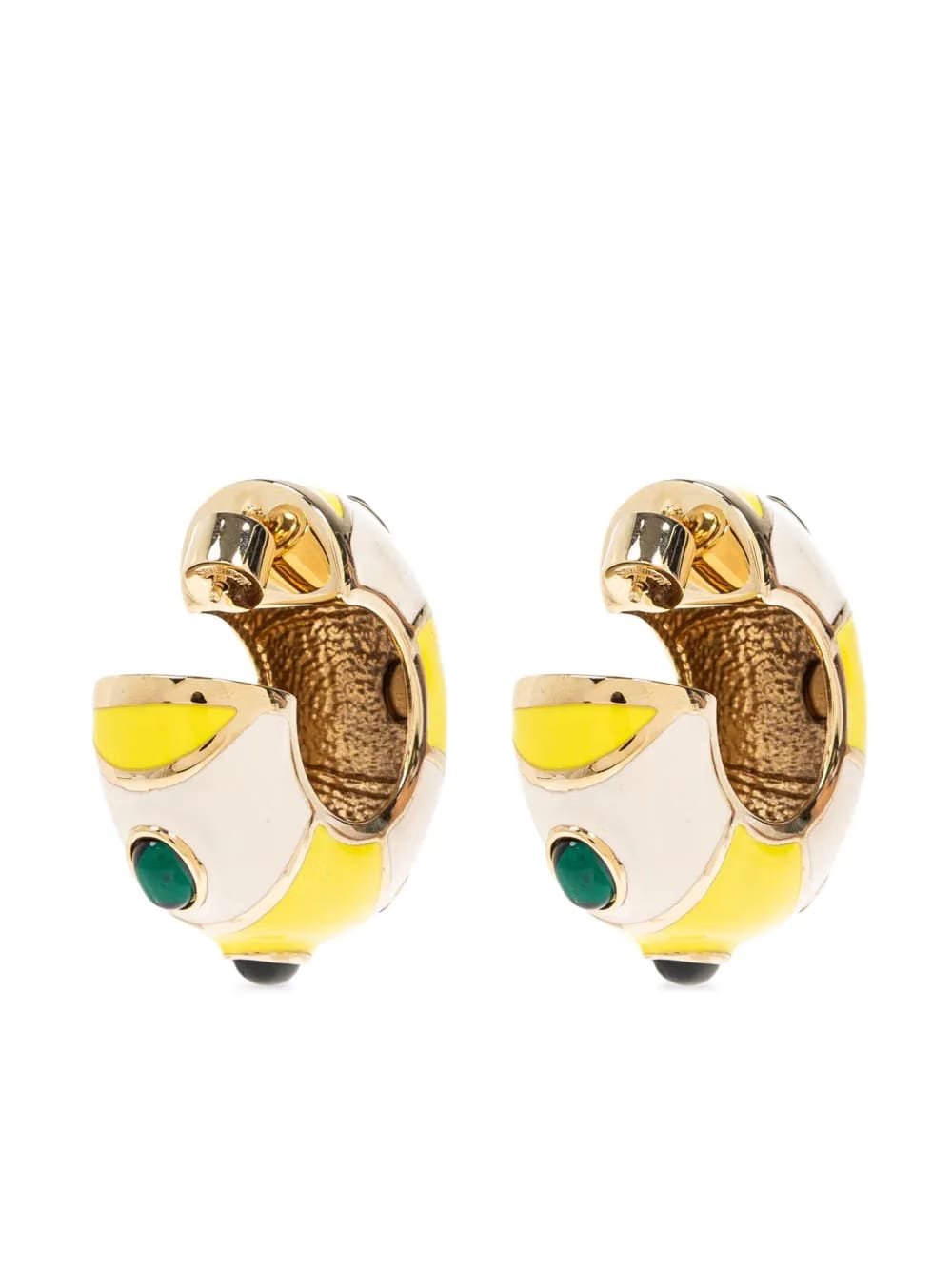 chunky hoop earrings