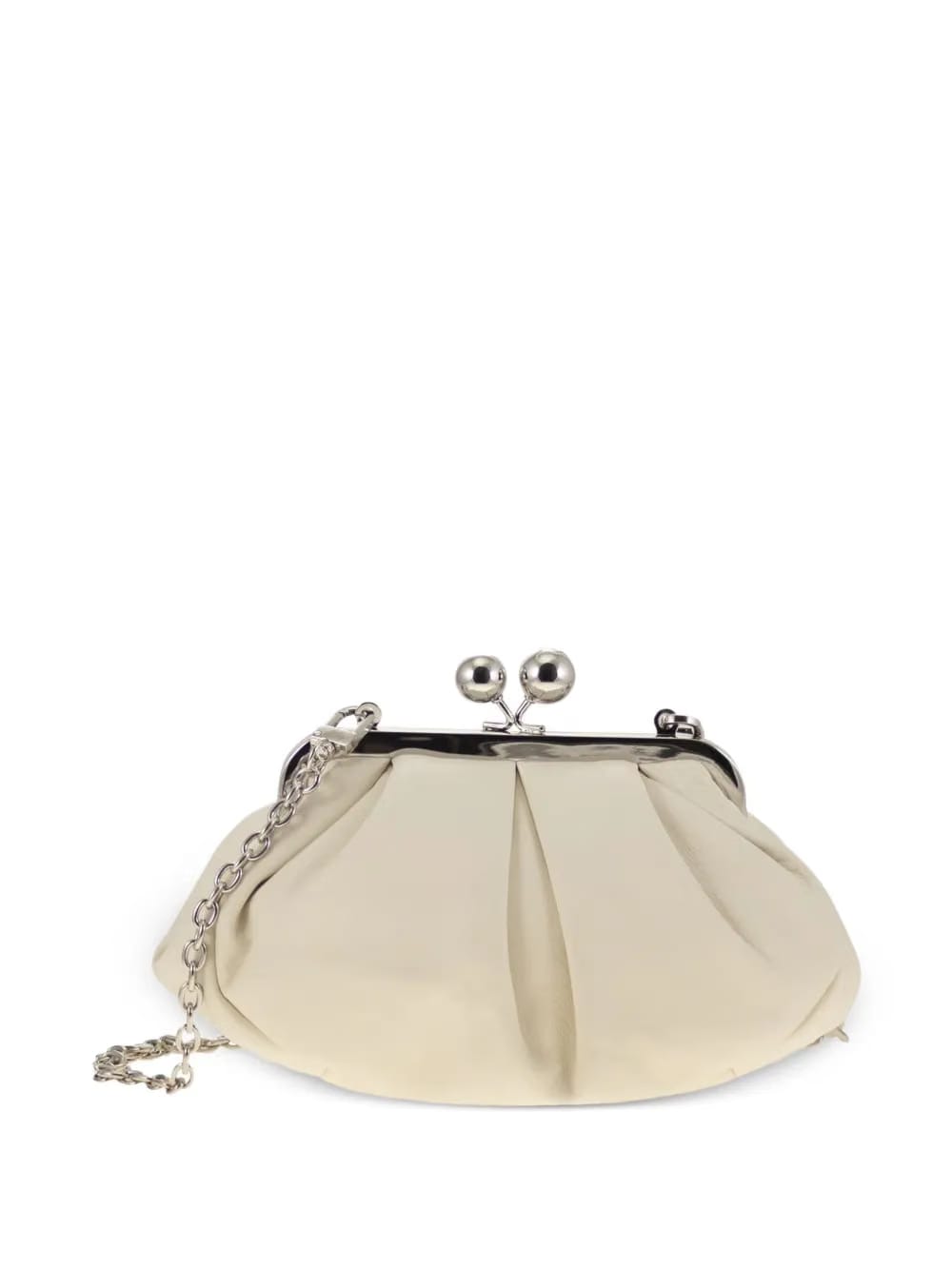 Prati pleated chain-strap clutch bag