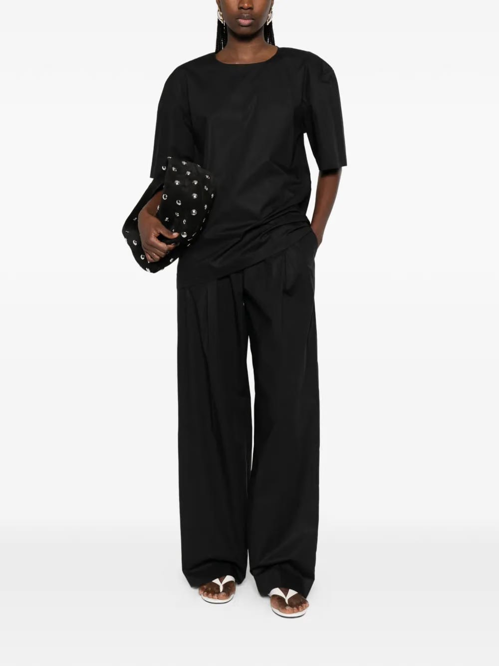 Axel belt-loops trousers