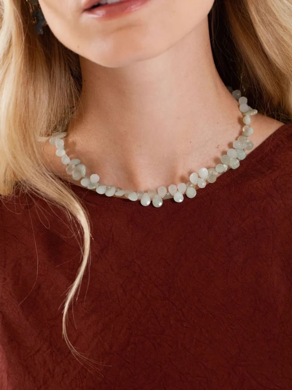 Bernadette beaded necklace
