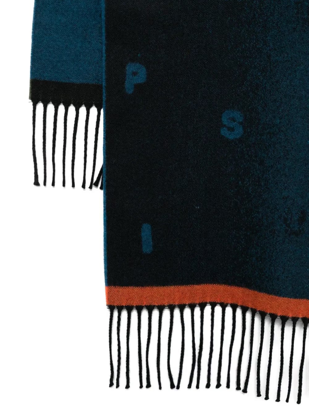 logo-jacquard scarf