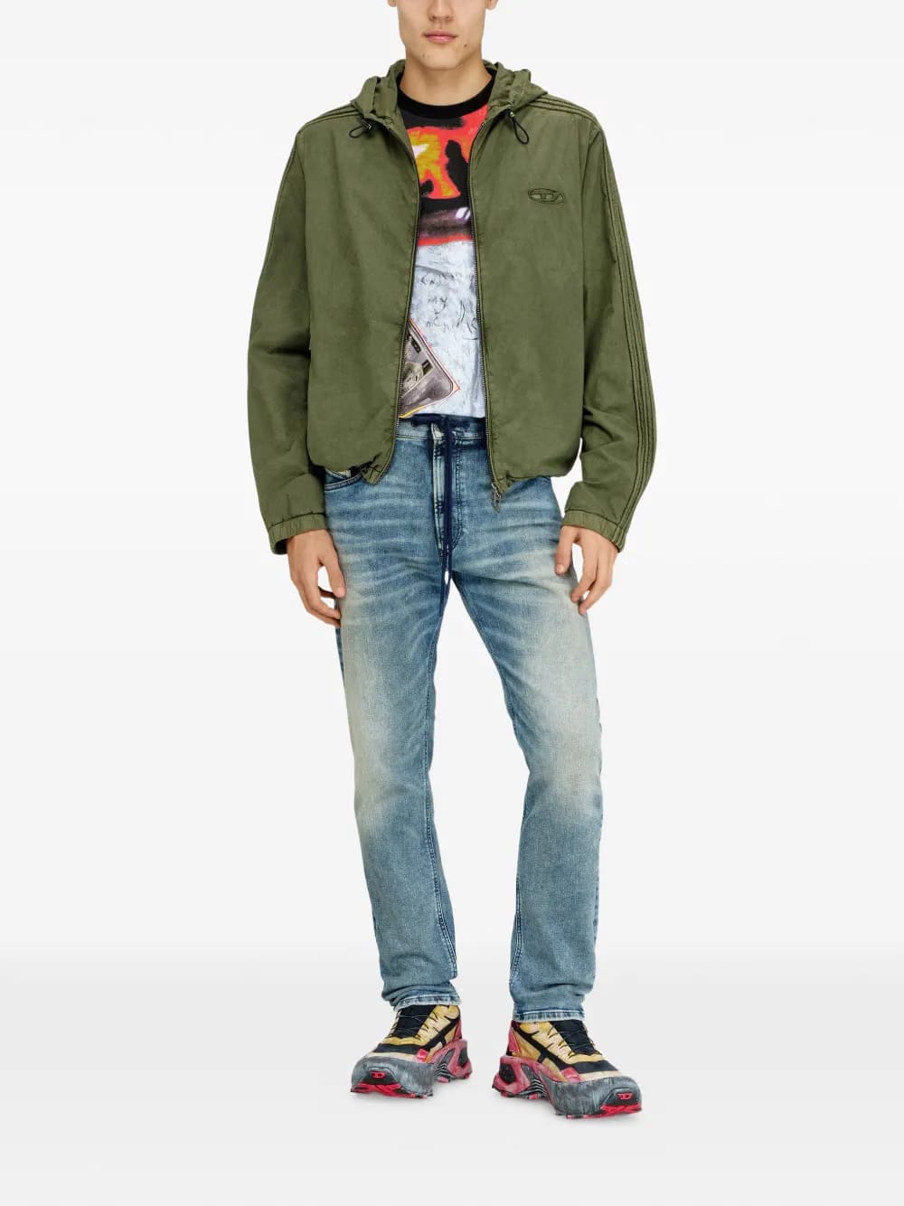 D-Krooley drawstring jeans