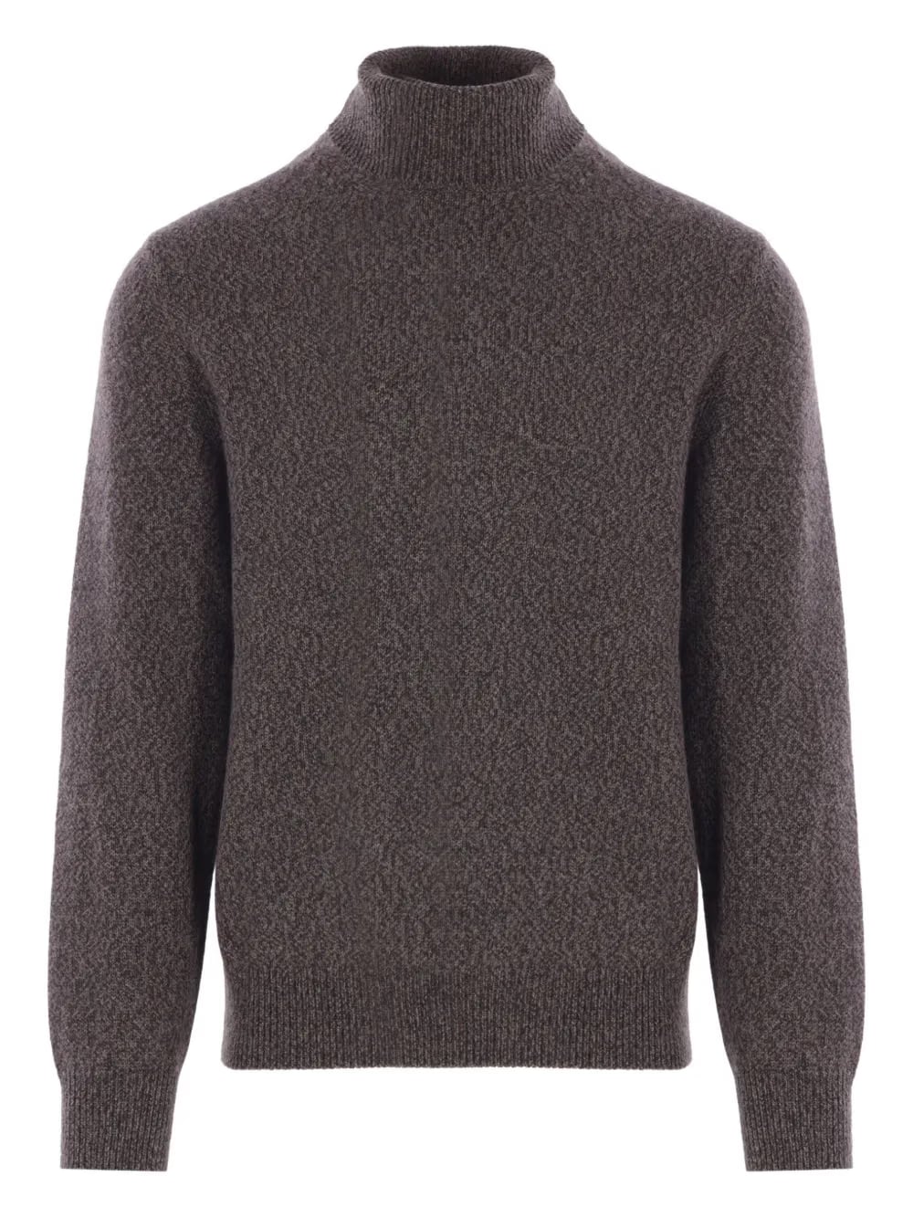 ribbed high-neck cashmere sweater