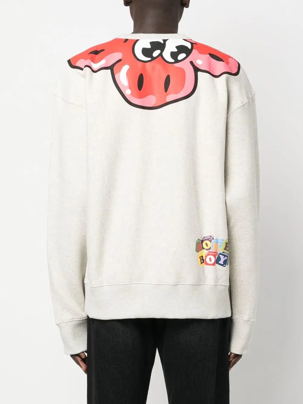 Boke flower graphic-print sweatshirt