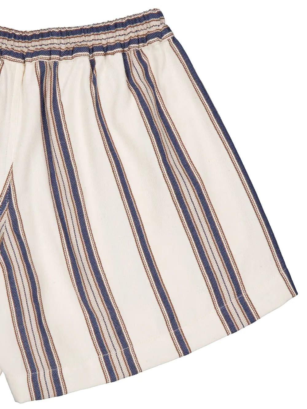 striped elasticated-waist shorts