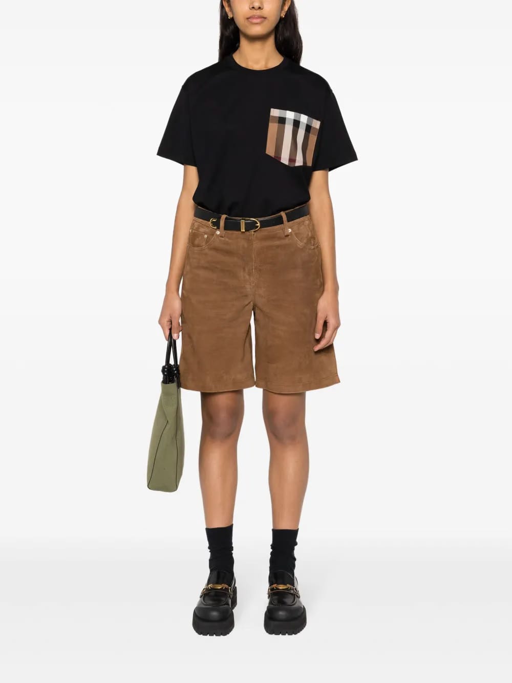 Carrick Burberry-check T-Shirt