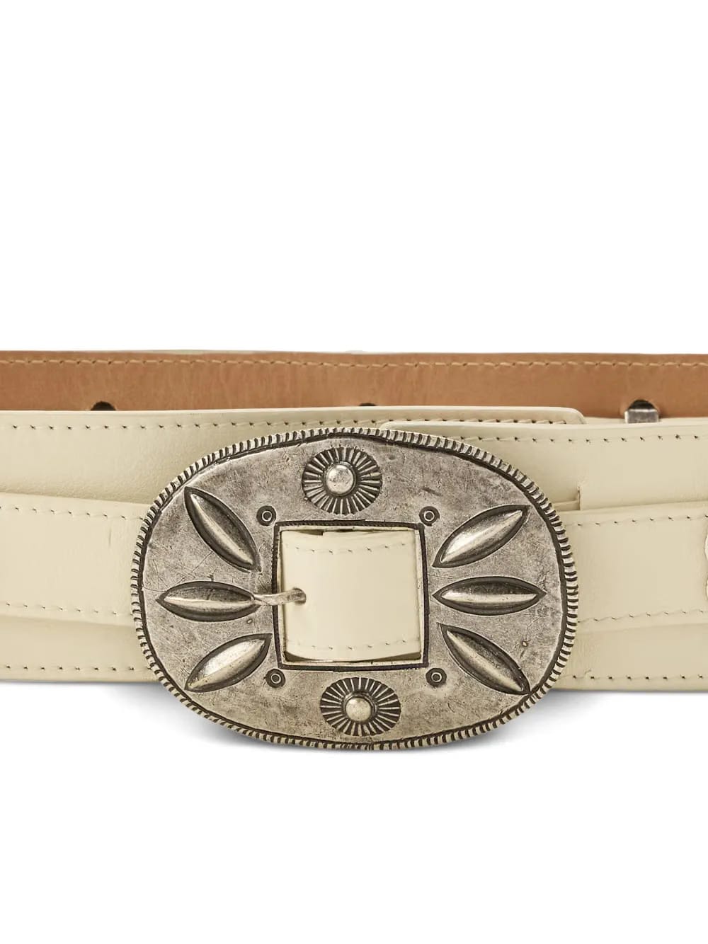cast concho leather belt