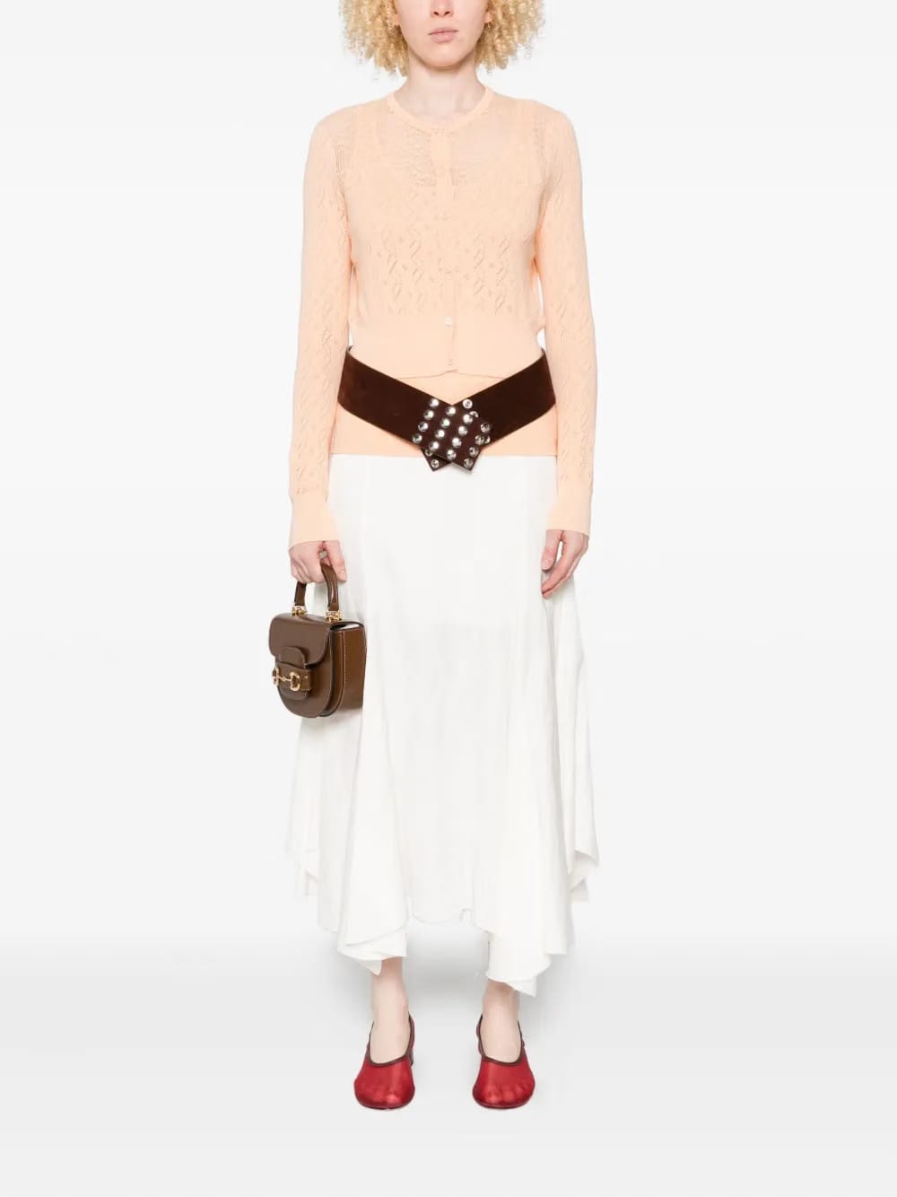 cotton cardigan and top set