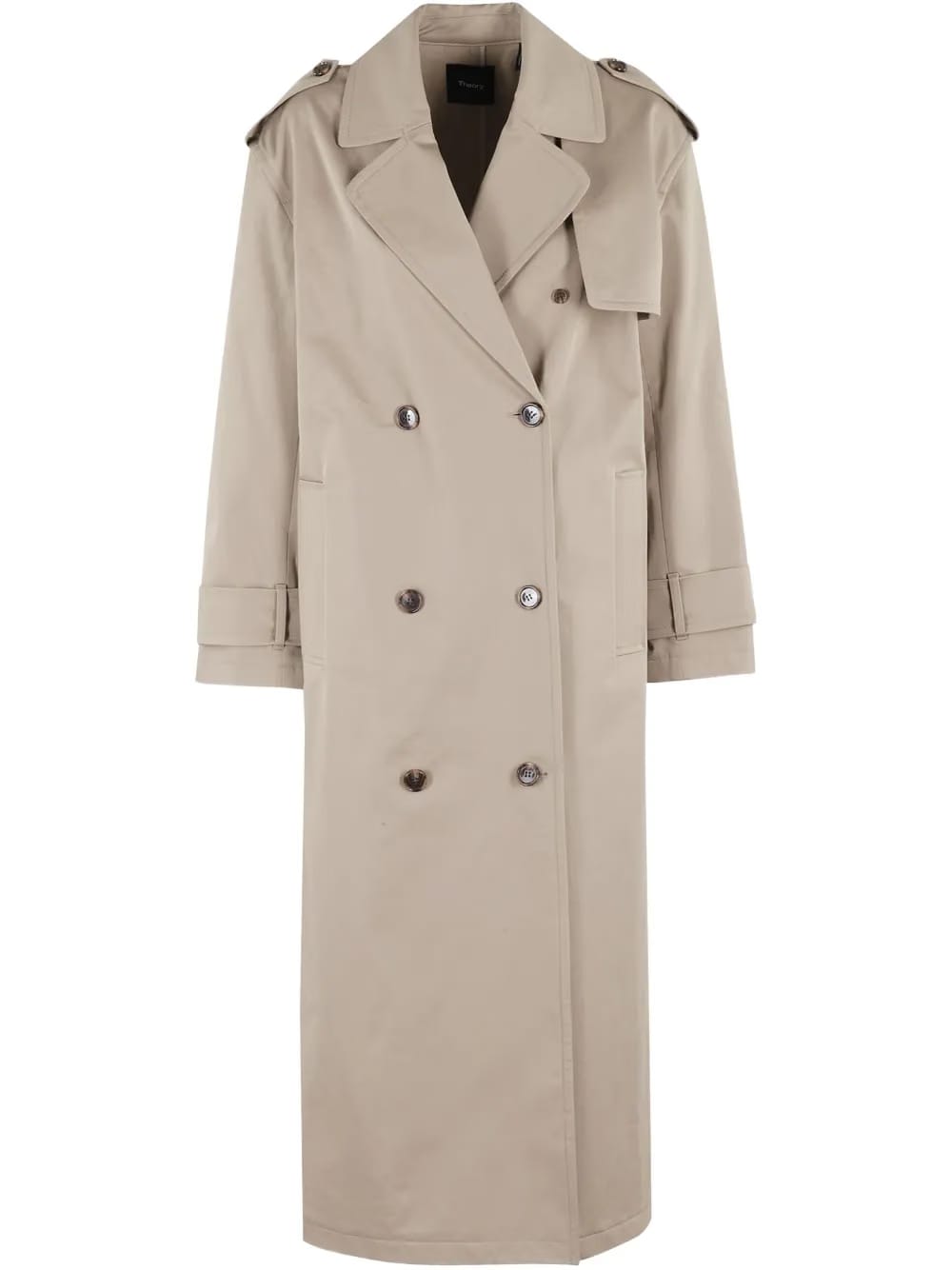 double-breasted trench coat