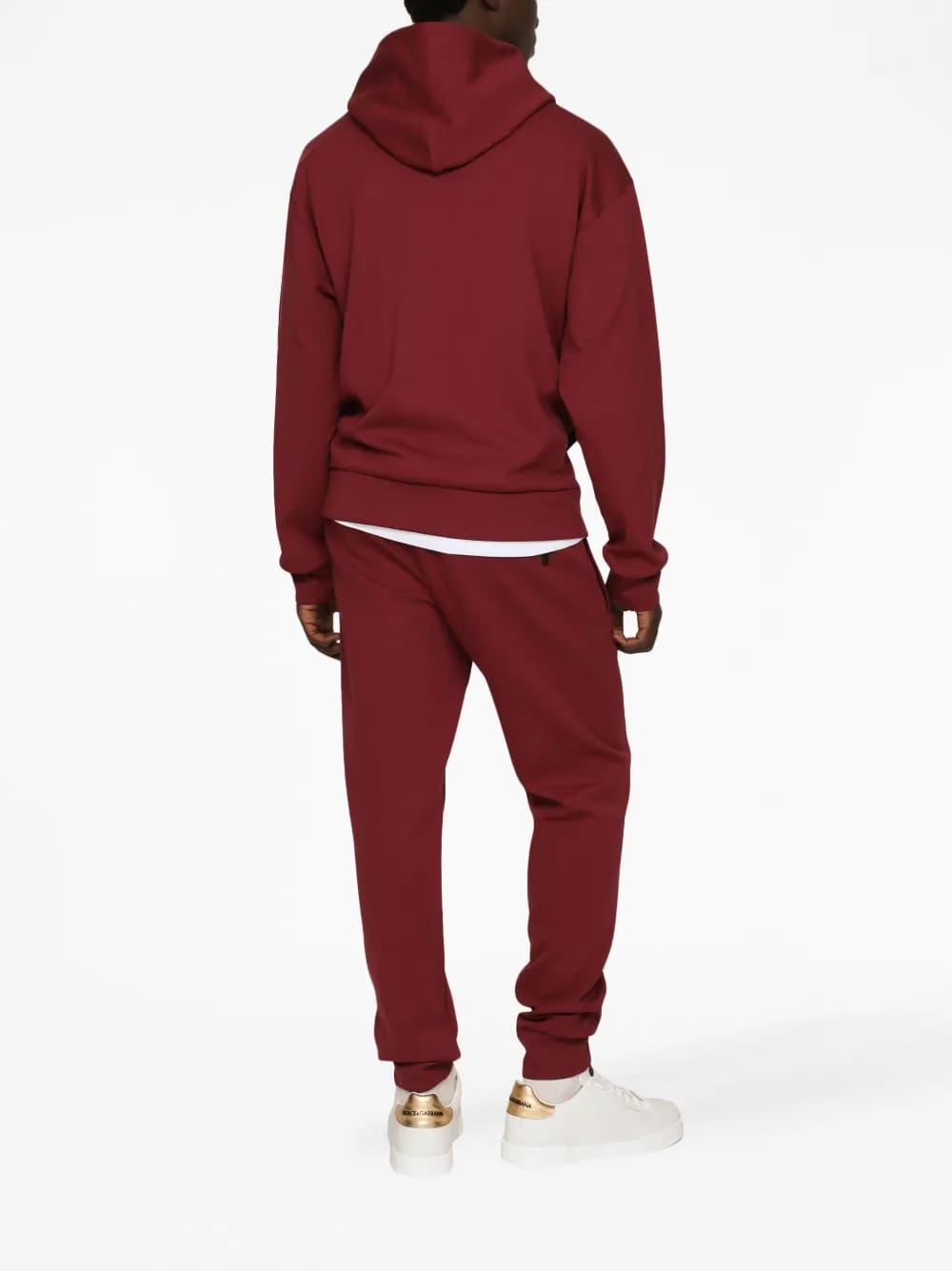 motif-embroidered pullover Hoodie