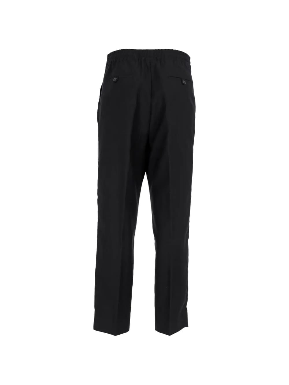 pleated drawstring trousers
