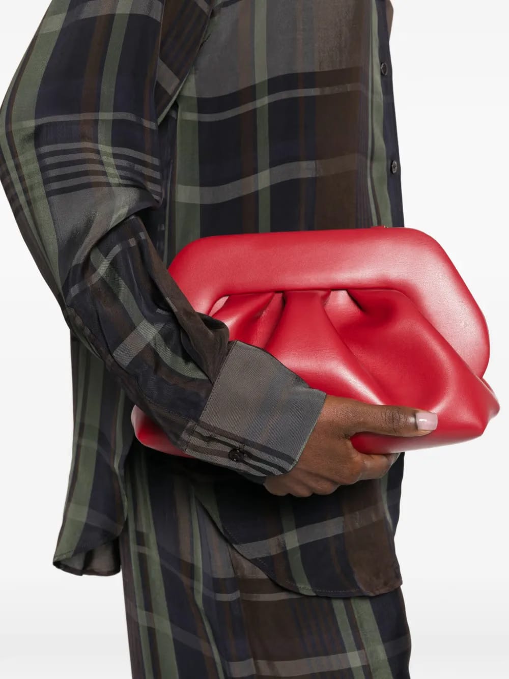 medium Bios ruched clutch bag