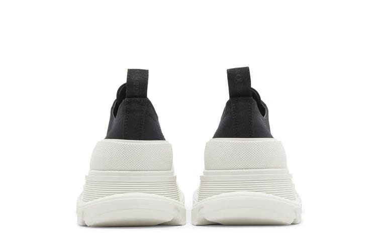 Alexander McQueen Tread Slick Lace Up Black White