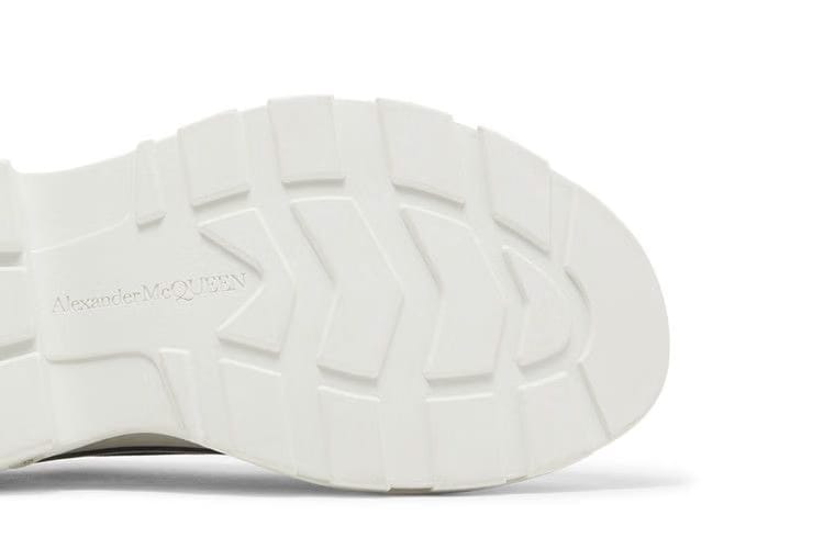 Alexander McQueen Tread Slick Lace Up Black White