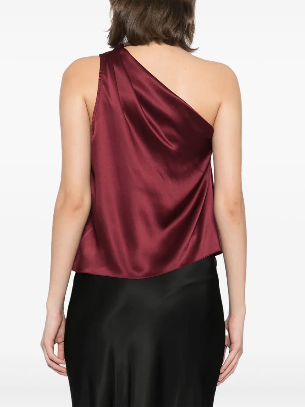 asymmetrical halter neck top