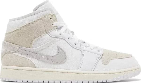Air Jordan 1 Mid SE Craft Inside Out - White Sail