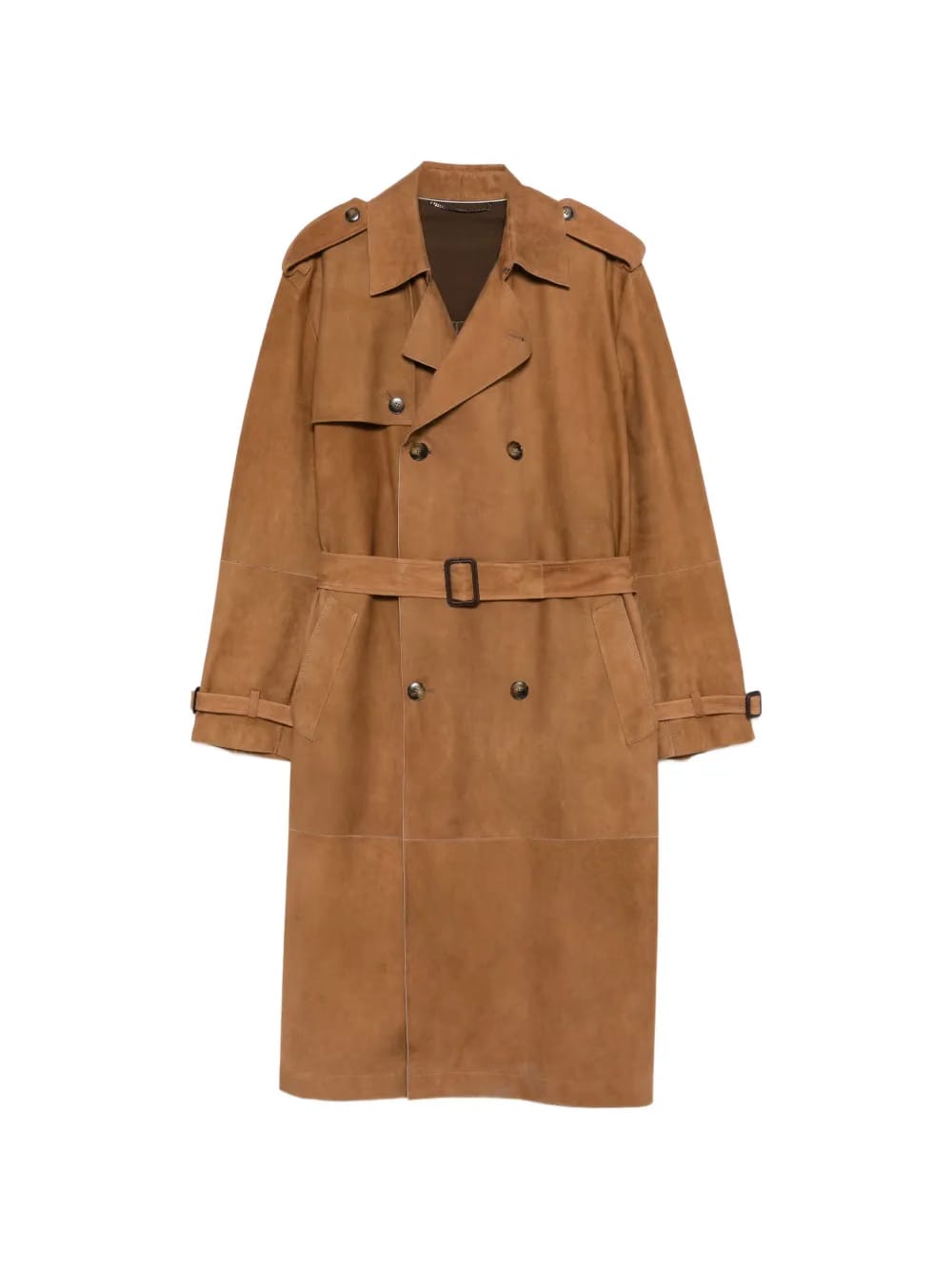 belted double-breasted jacket