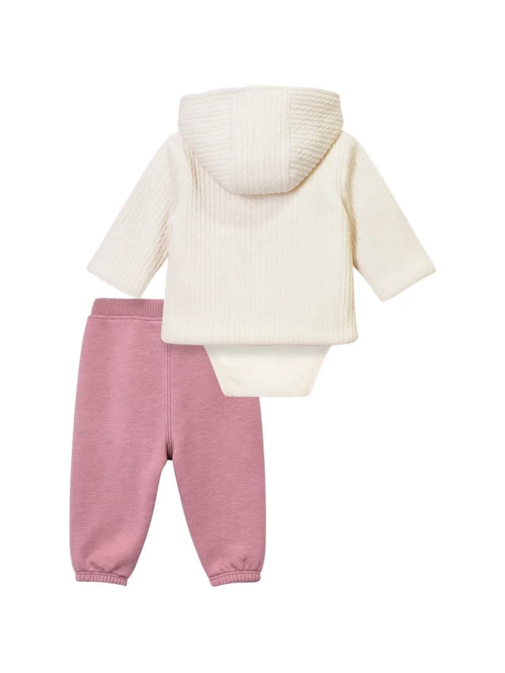 elastic-waist trousers set (set of three)