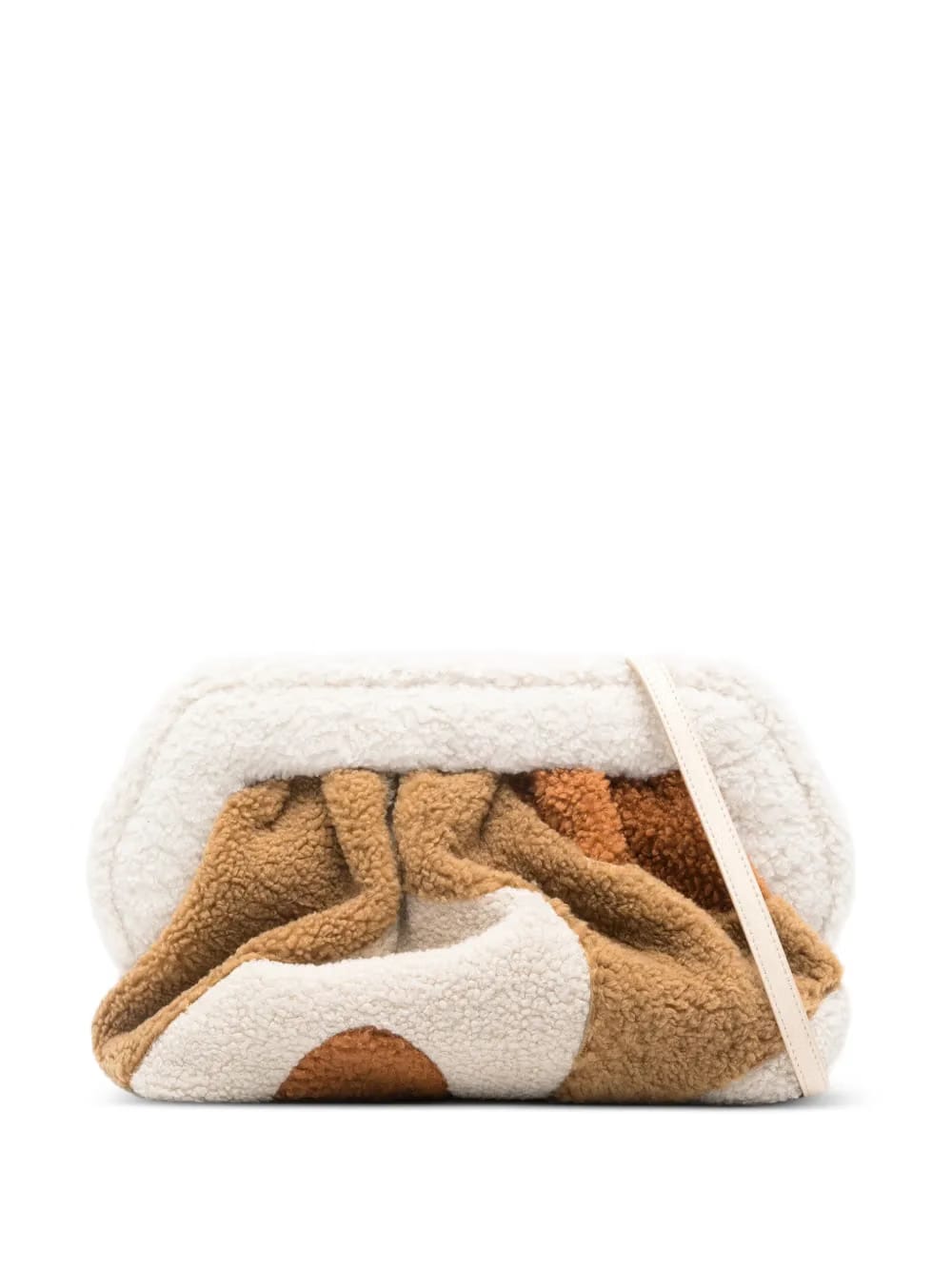 Bios patchwork clutch bag