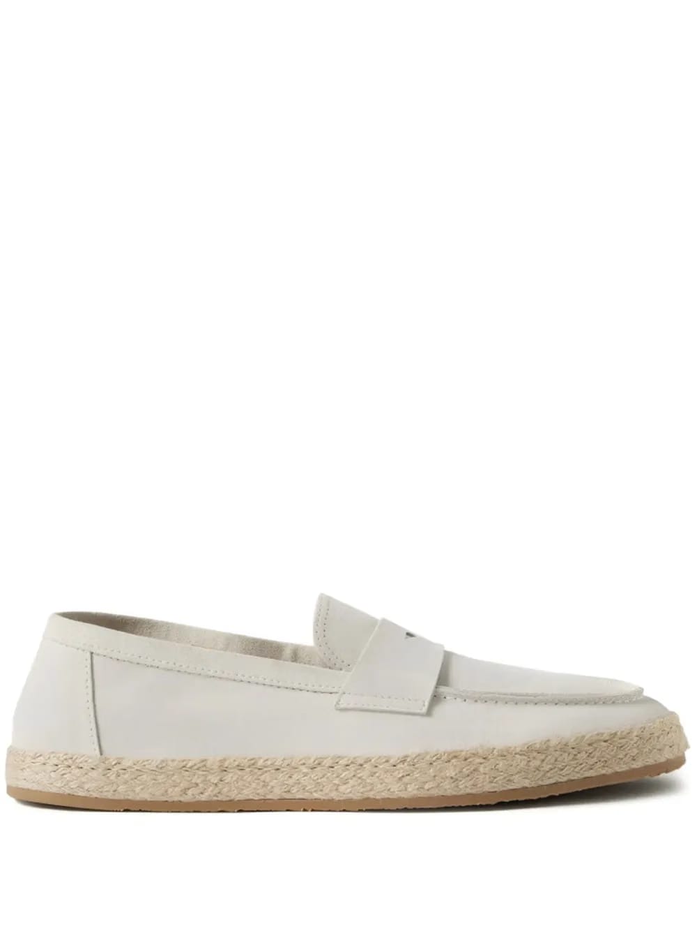 leather-suede loafers