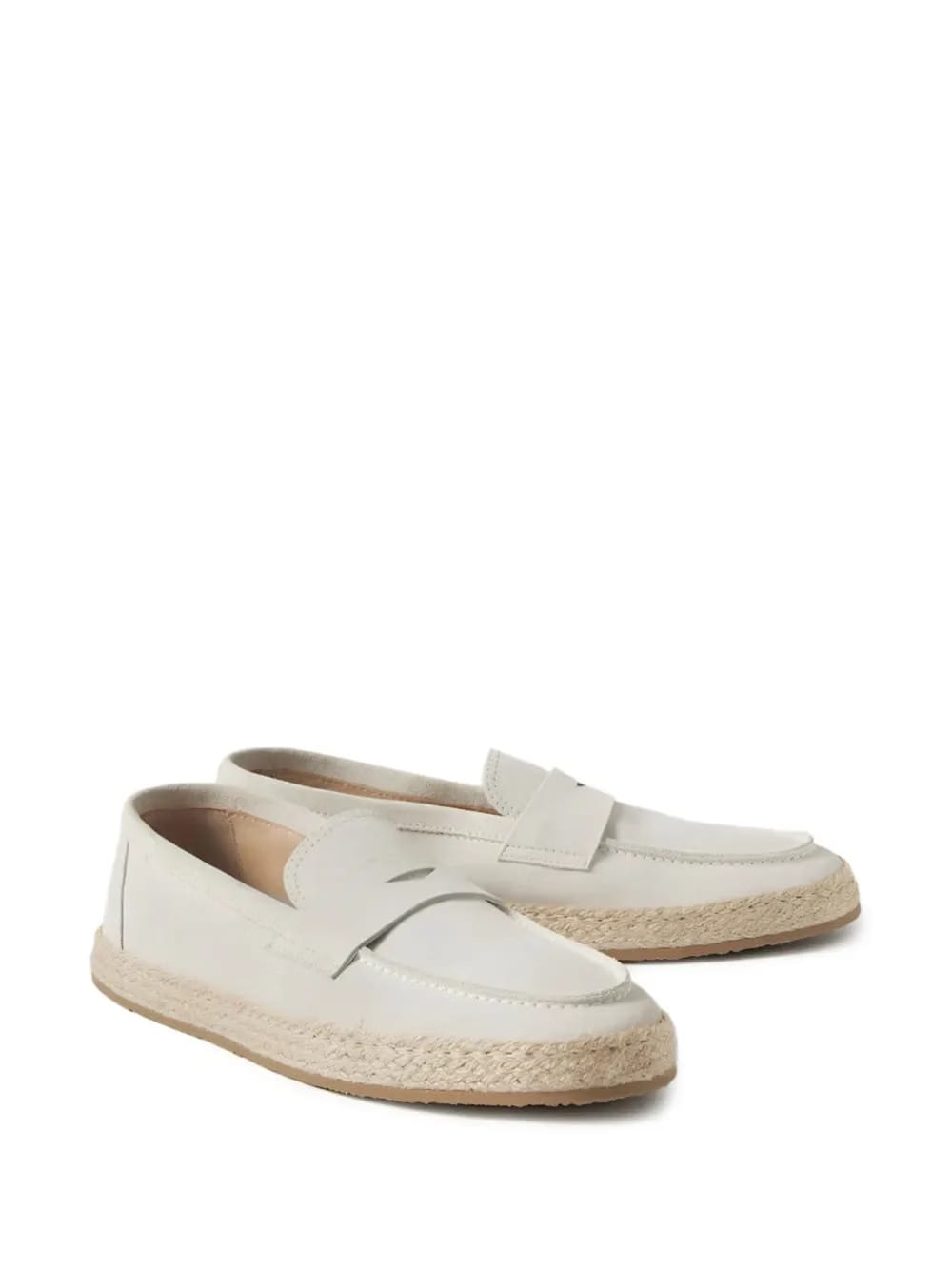 leather-suede loafers