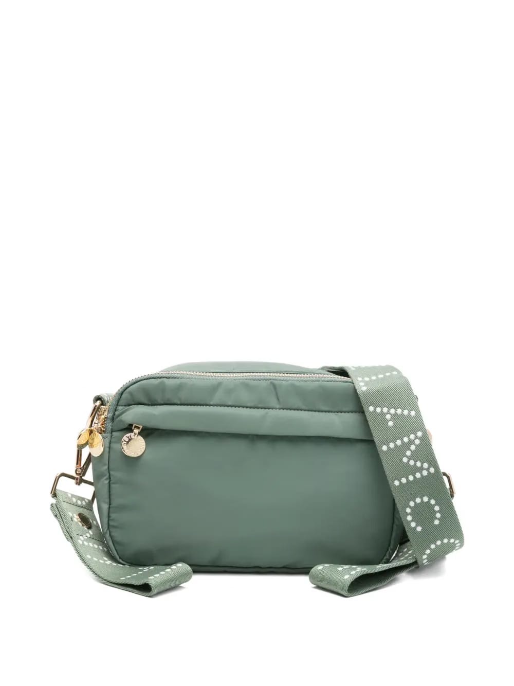 quilted-effect cross body bag