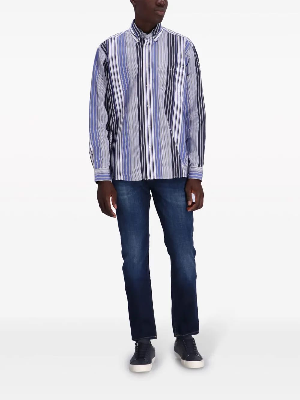 Lambey striped cotton shirt