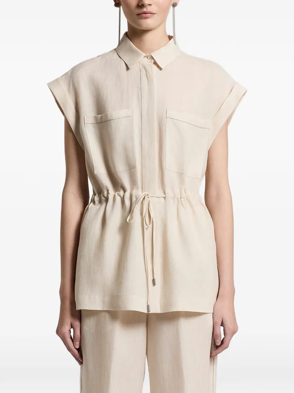 drawstring shirt