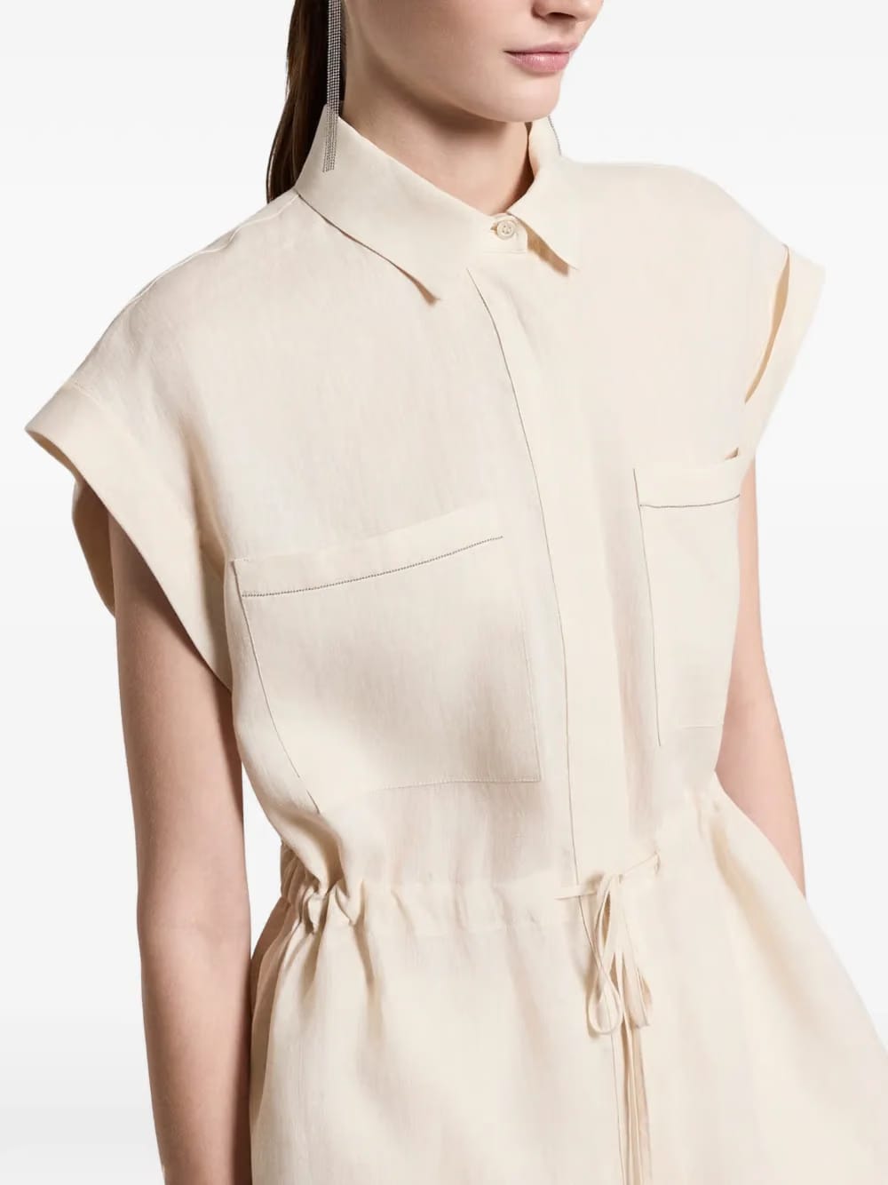 drawstring shirt