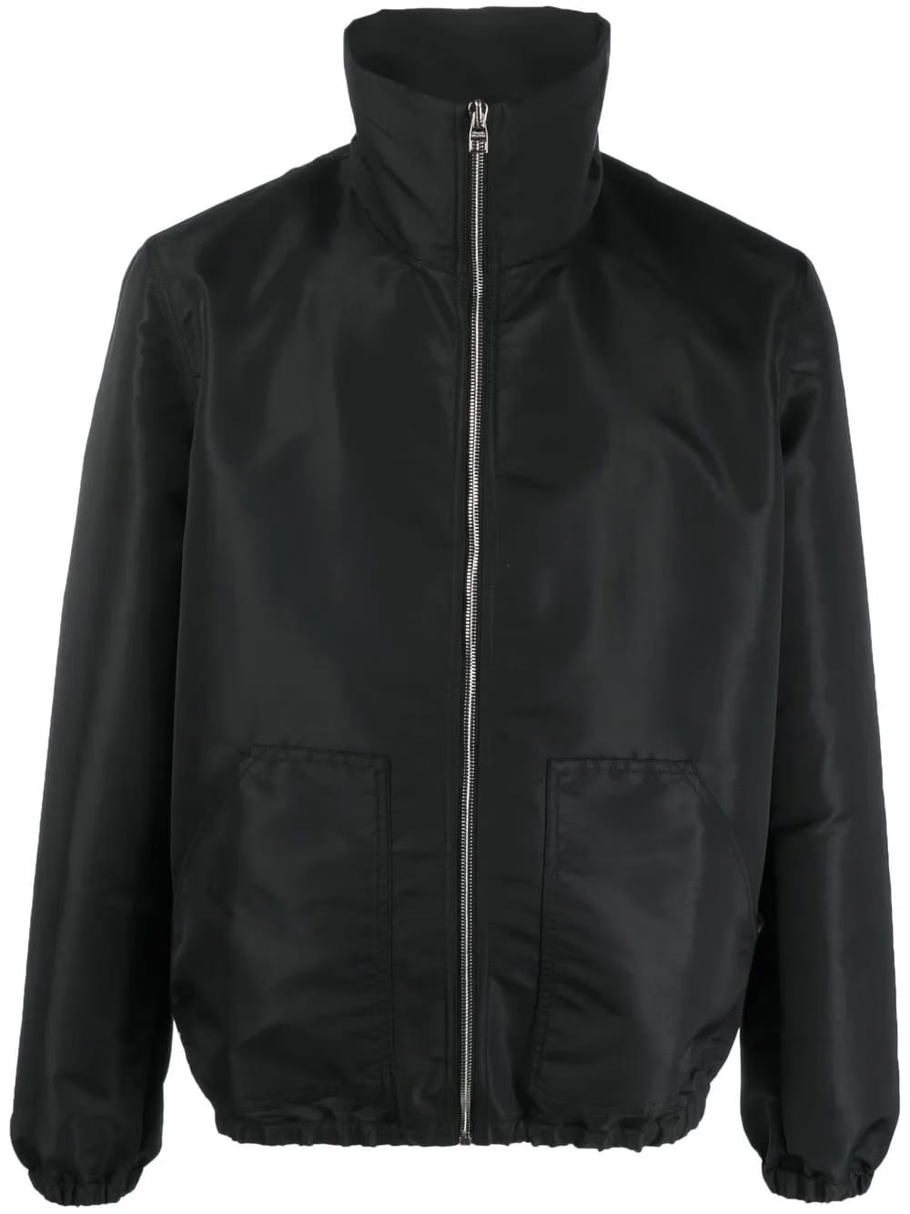 Graffiti-print zip-up jacket