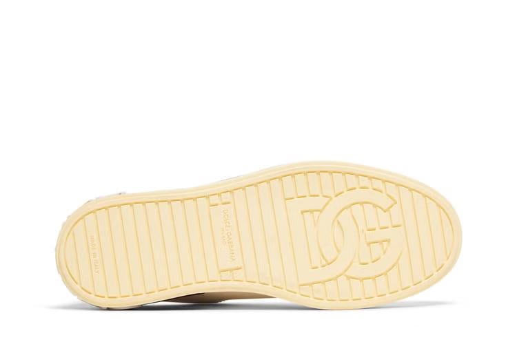 Dolce & Gabbana Portofino Low DG Logo Print - White Red