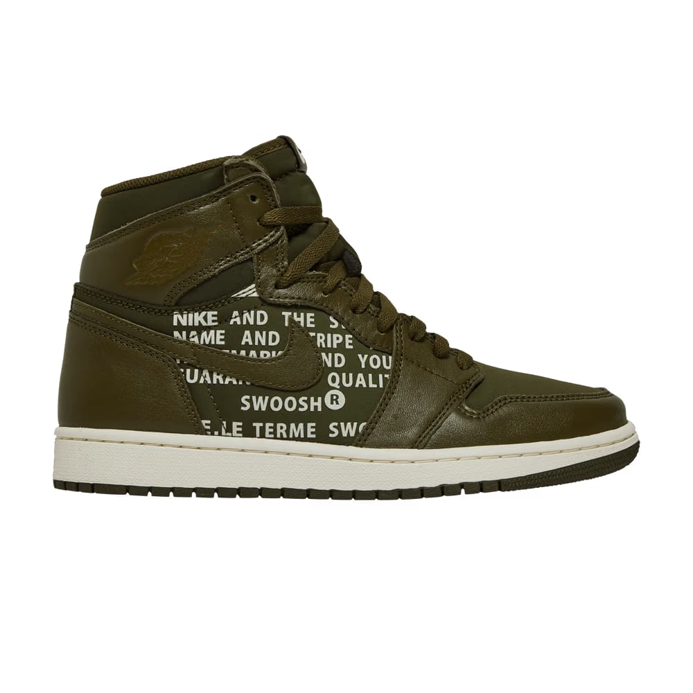 Air Jordan 1 High OG Olive Canvas