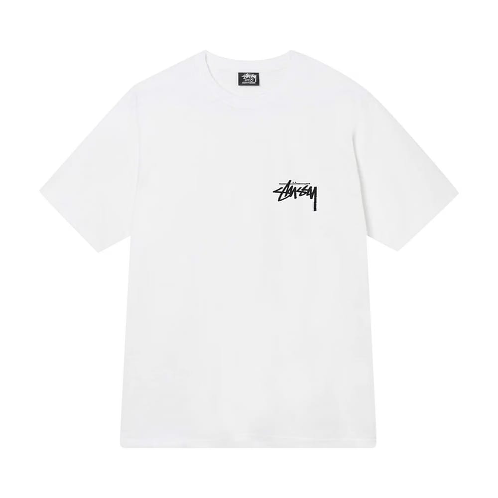 Stussy Fuzzy Dice TeeWhite