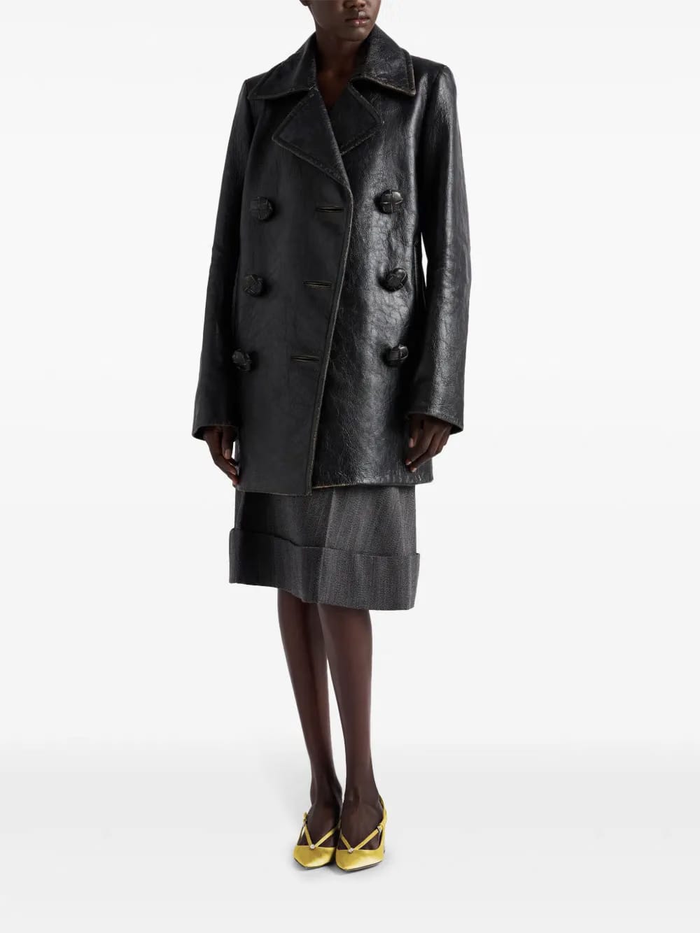 leather coat