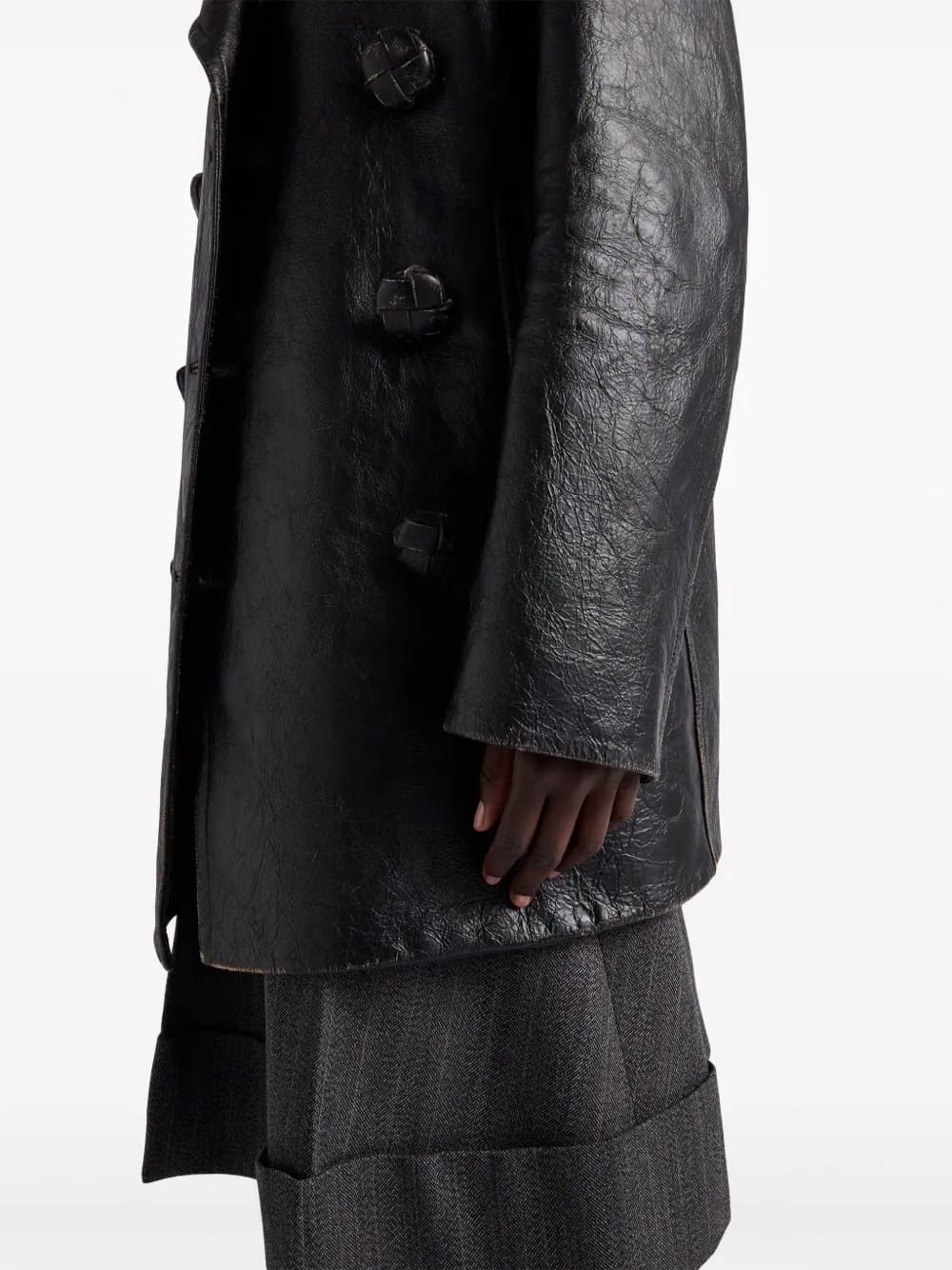 leather coat