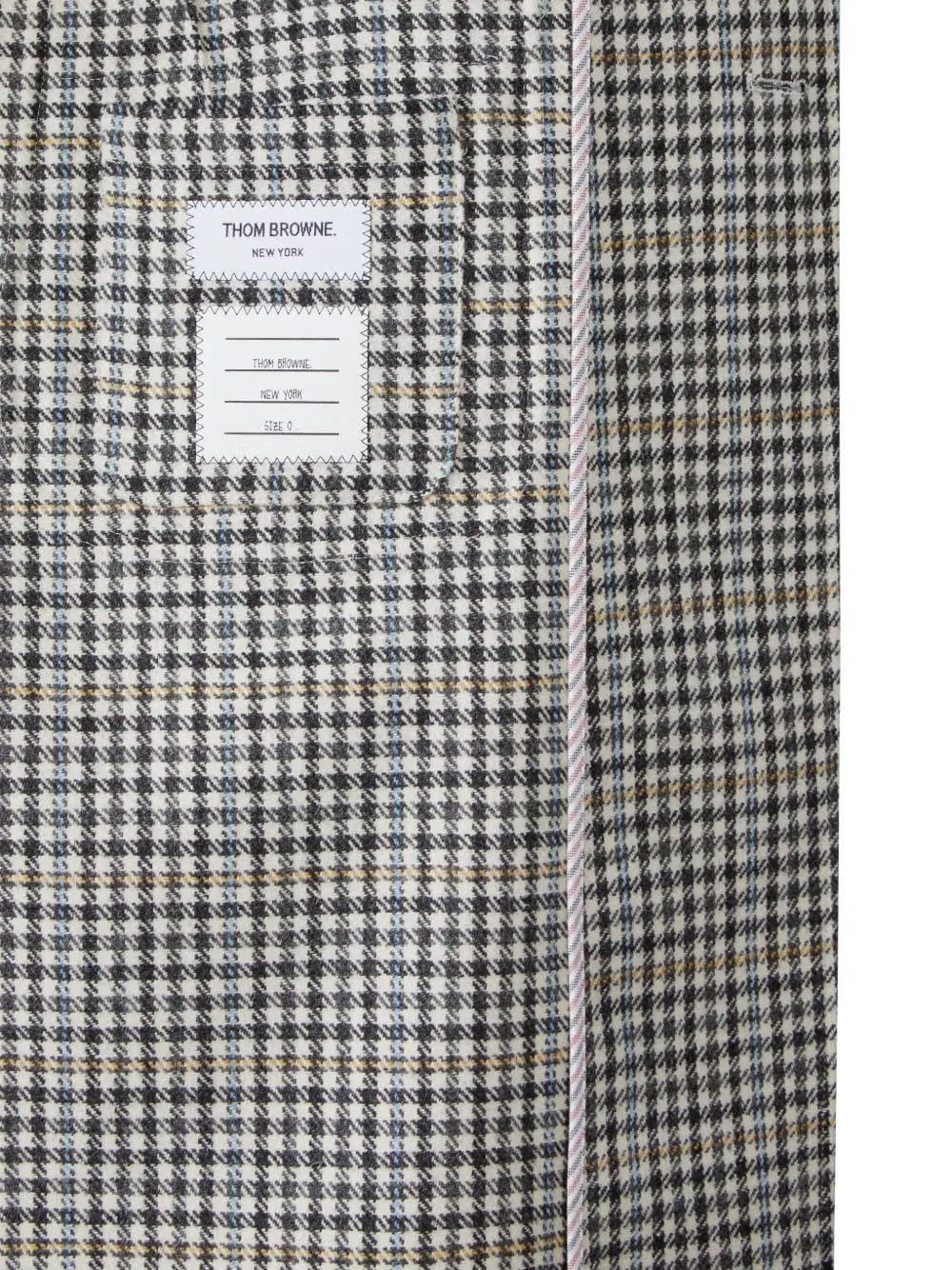 checked coat