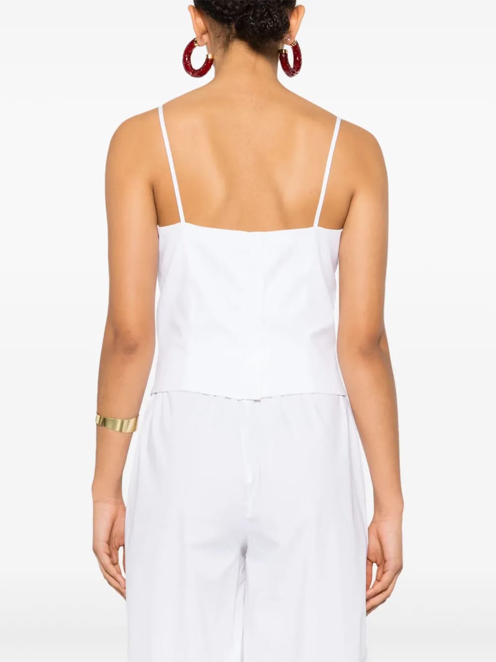 lace-up corset top
