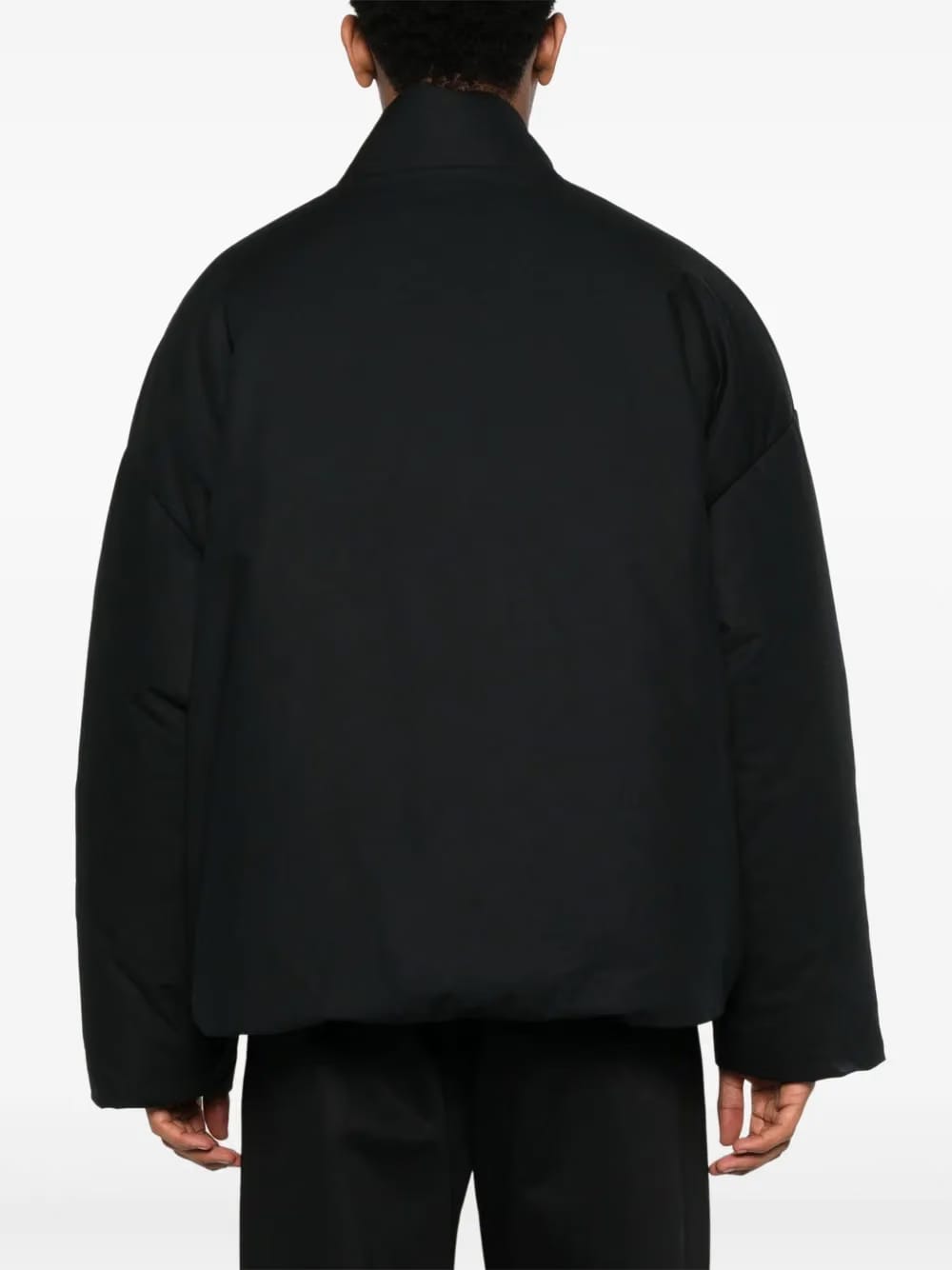 water-repellent textured jacket