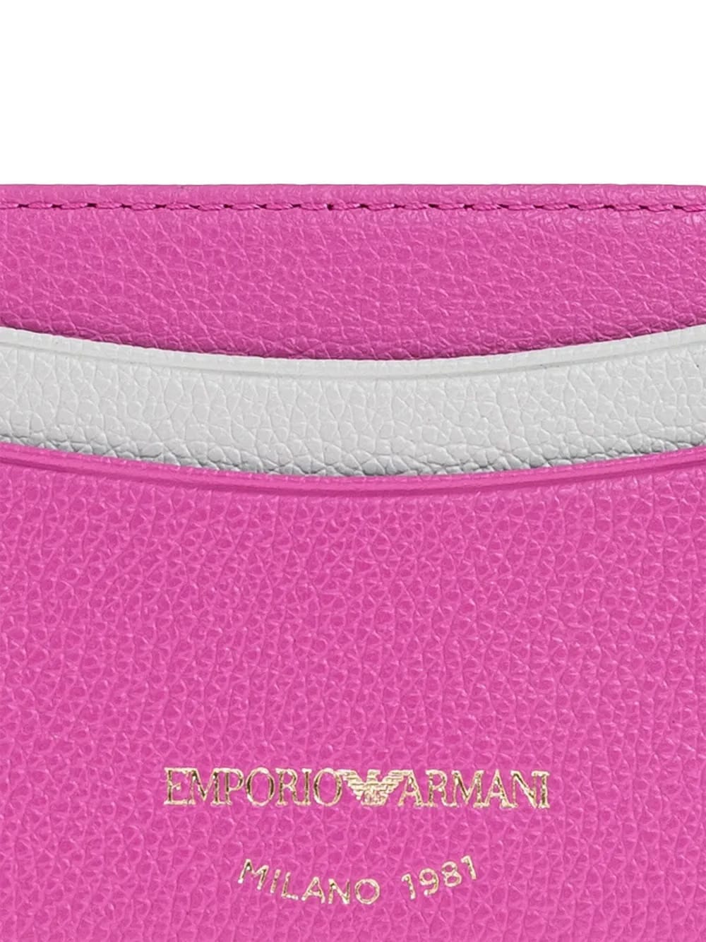 leather colour-block cardholder