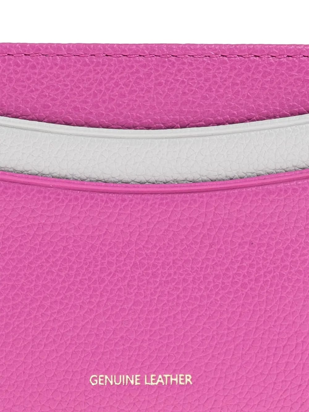 leather colour-block cardholder